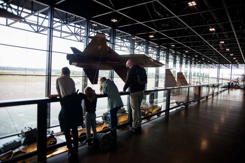 Nationaal Militair Museum met kinderen