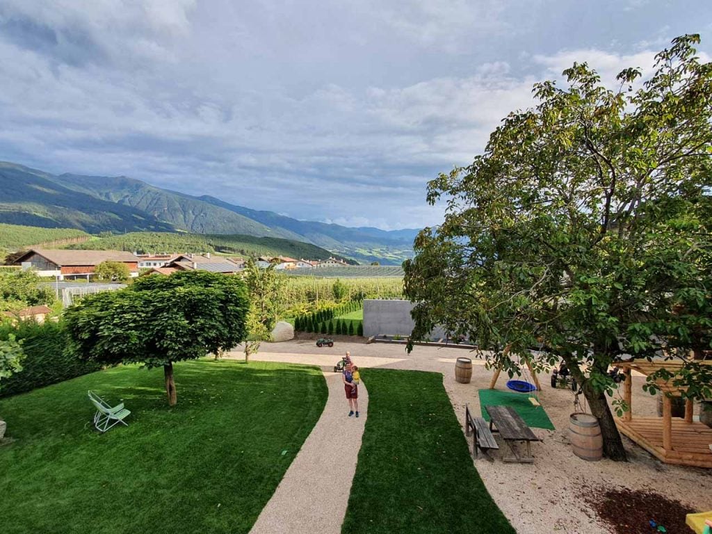 Rode Haan boerderij in Zuid-Tirol