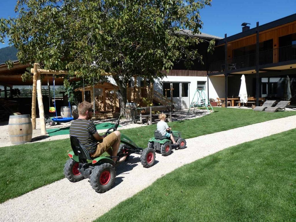 Rode Haan boerderij in Zuid-Tirol