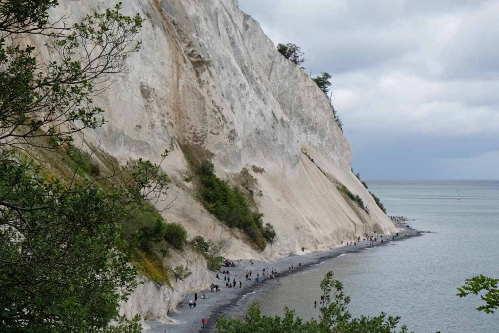 Fossielen zoeken Møns Klint 