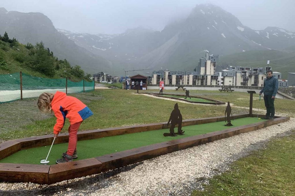 tignes mini golf