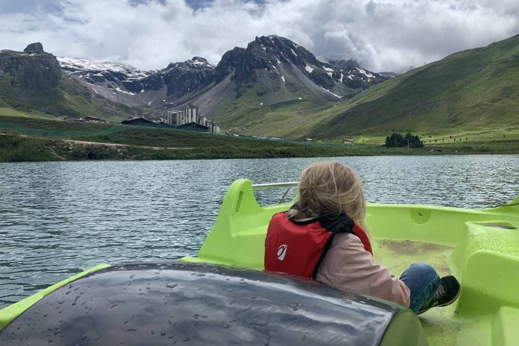 Tignes waterfietsen