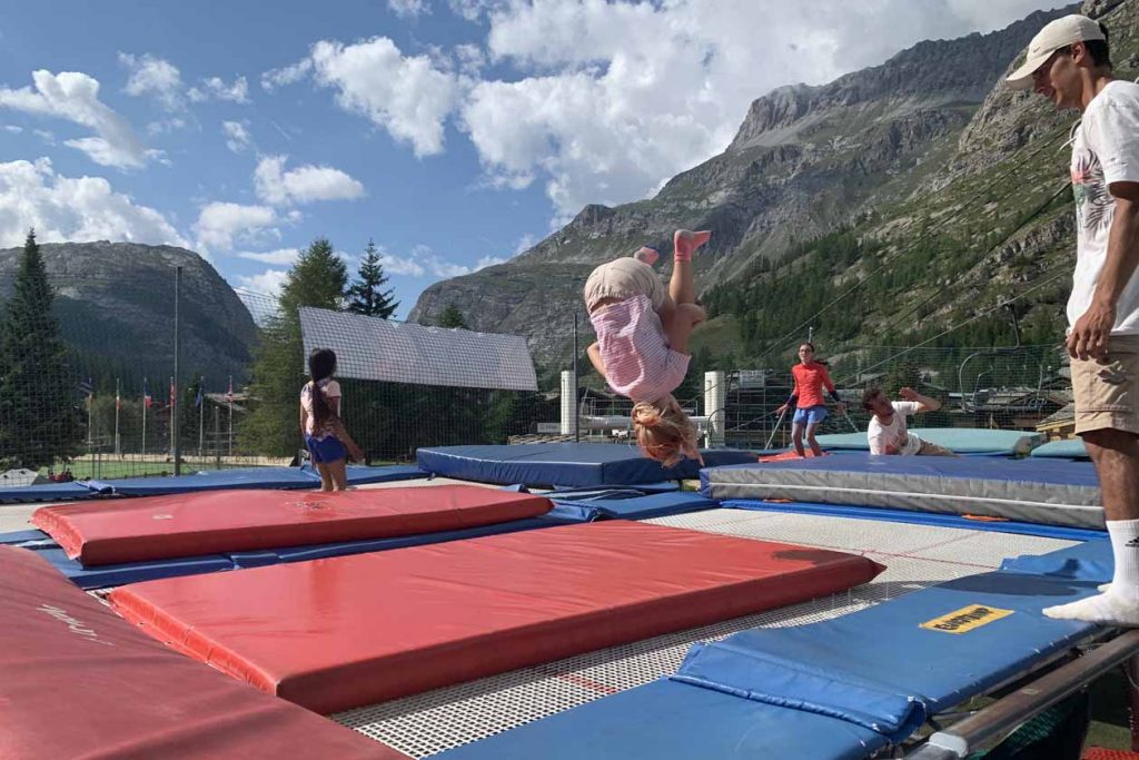 Val-d'Isère  workshop trampoline