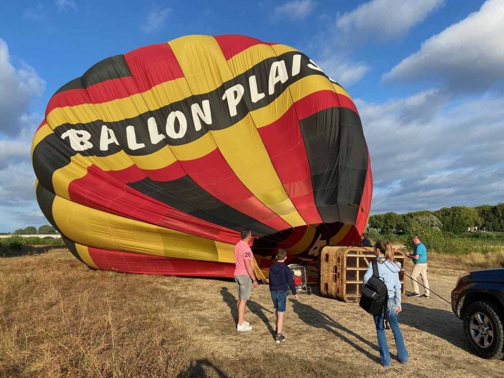 Loire vanuit een ballon