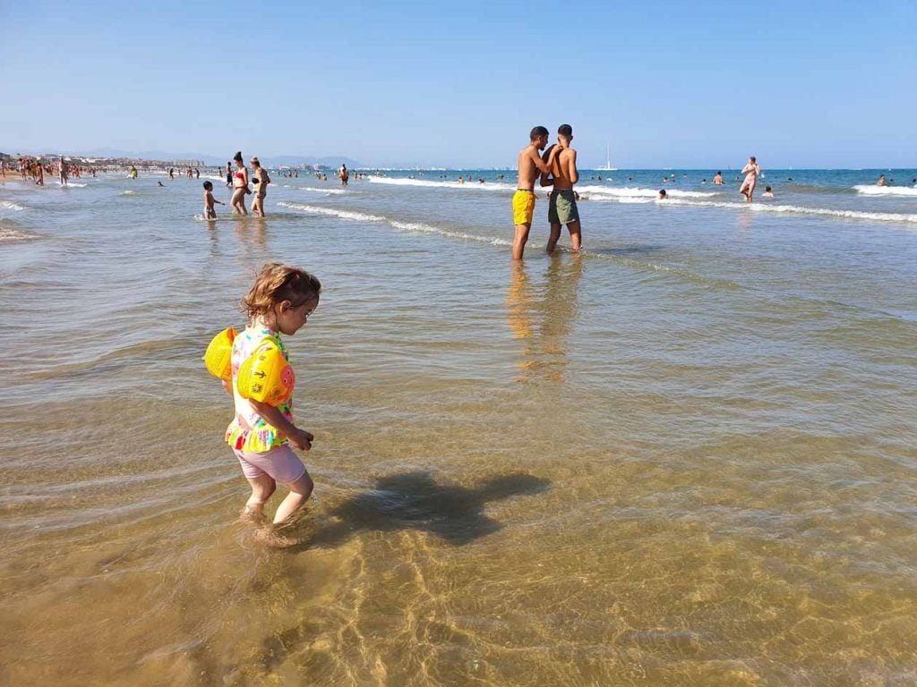 Strand in València 