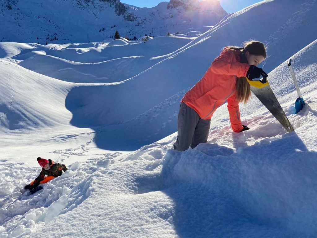 Iglo bouwen la plagne