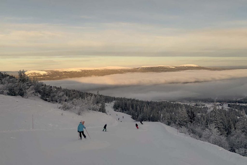  skiën in stoten