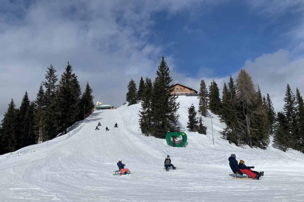 Hochwurzen sleetje rijden