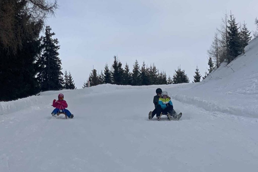 Hochwurzen sleetje rijden