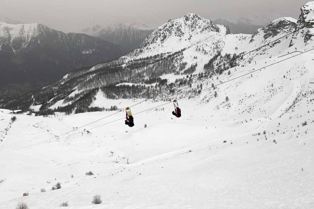 Serre Chevalier zipline