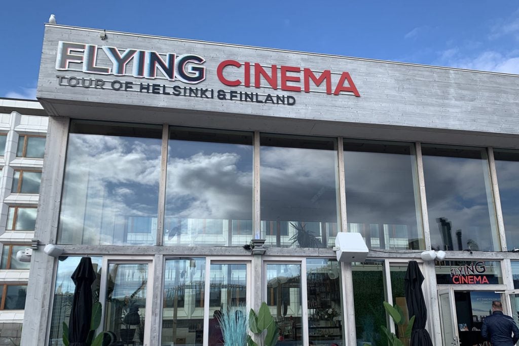 Flying Cinema Tour over Helsinki of Finland