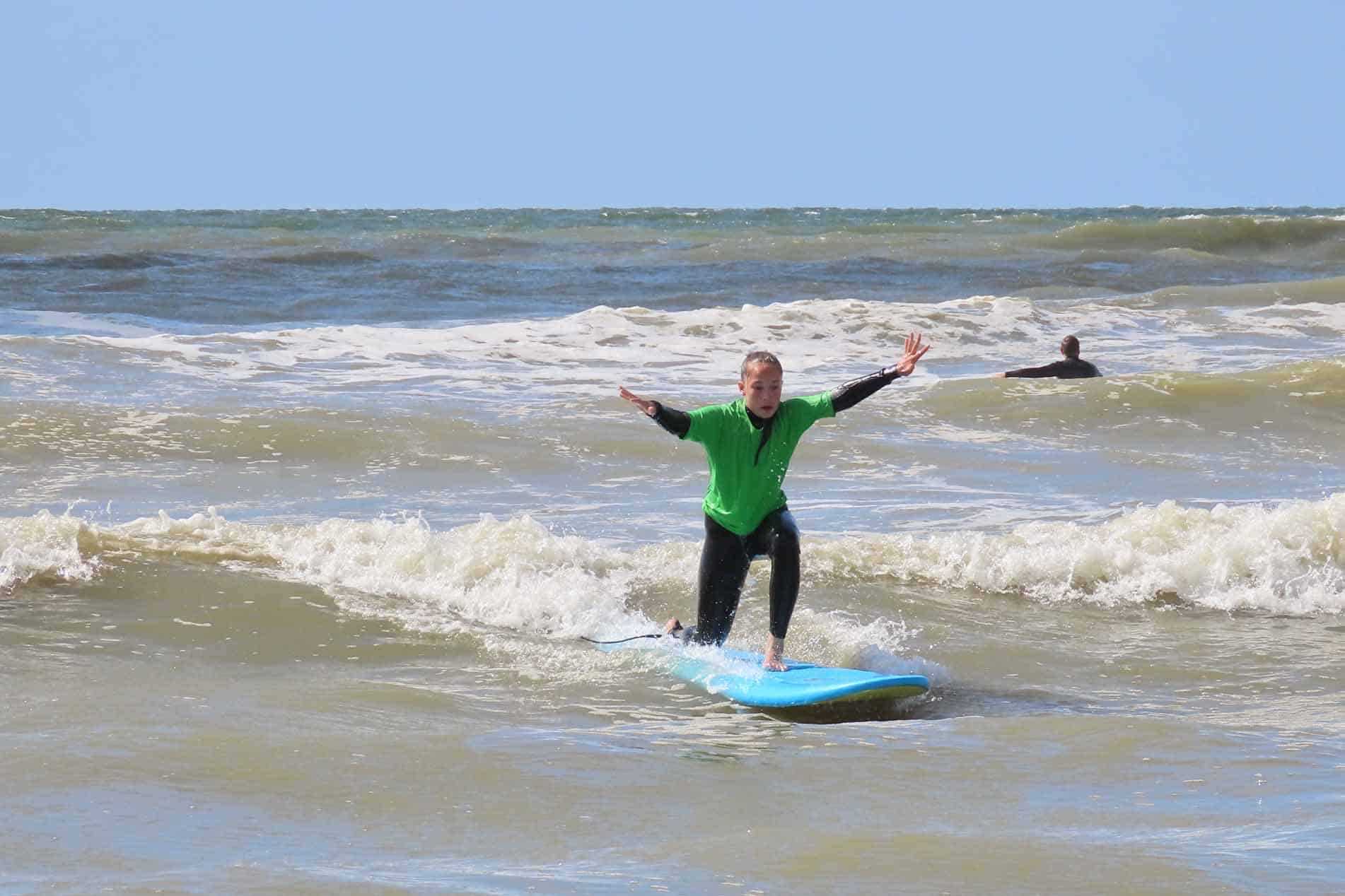 Surfles in Katwijk aan Zee