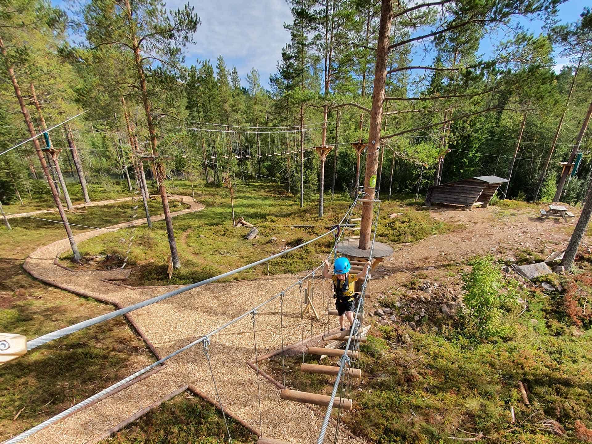 Orsa Gronklitt Klimpark Dalarna Zweden