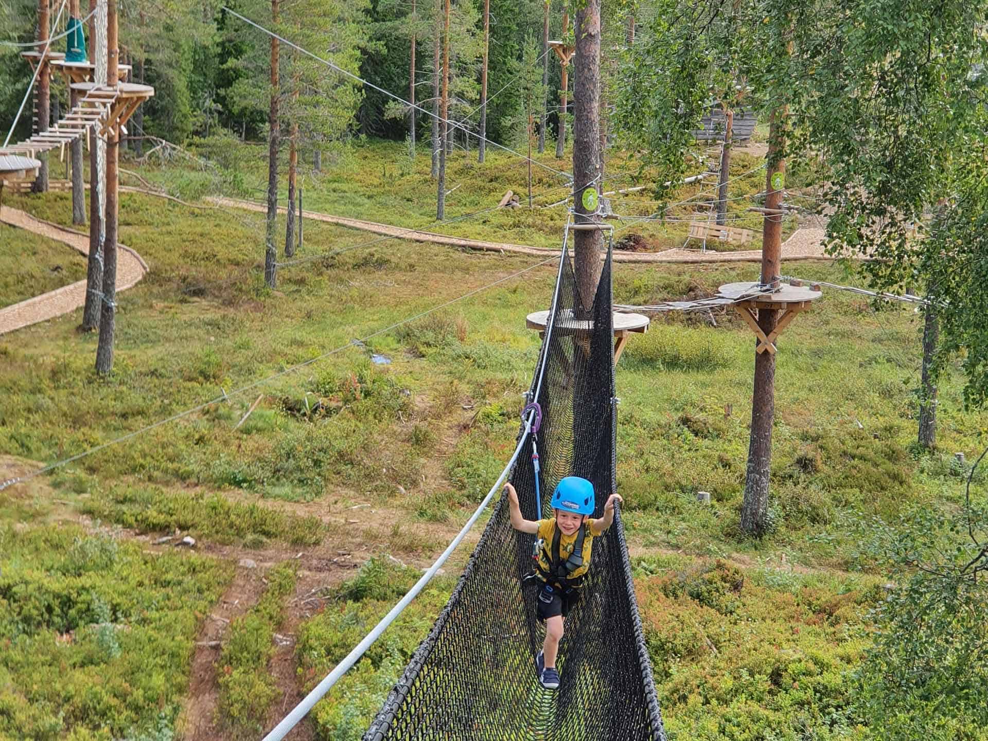 Orsa Gronklitt Klimpark Dalarna Zweden