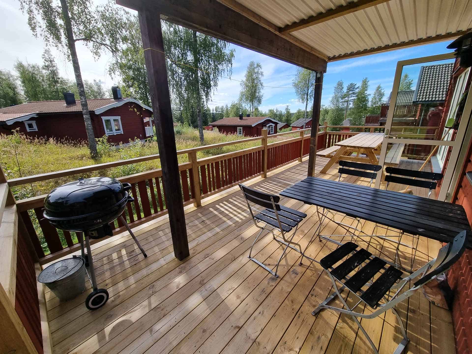 Safsen, accommodatie veranda