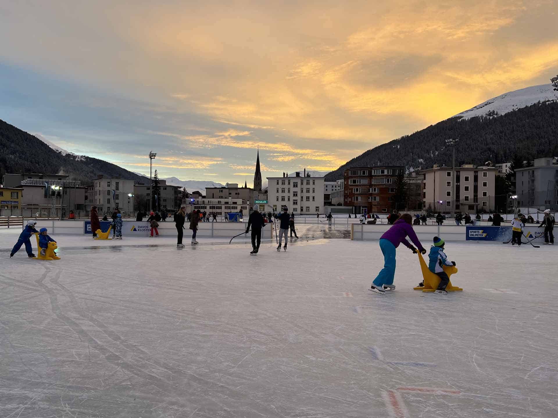 Davos schaatsen