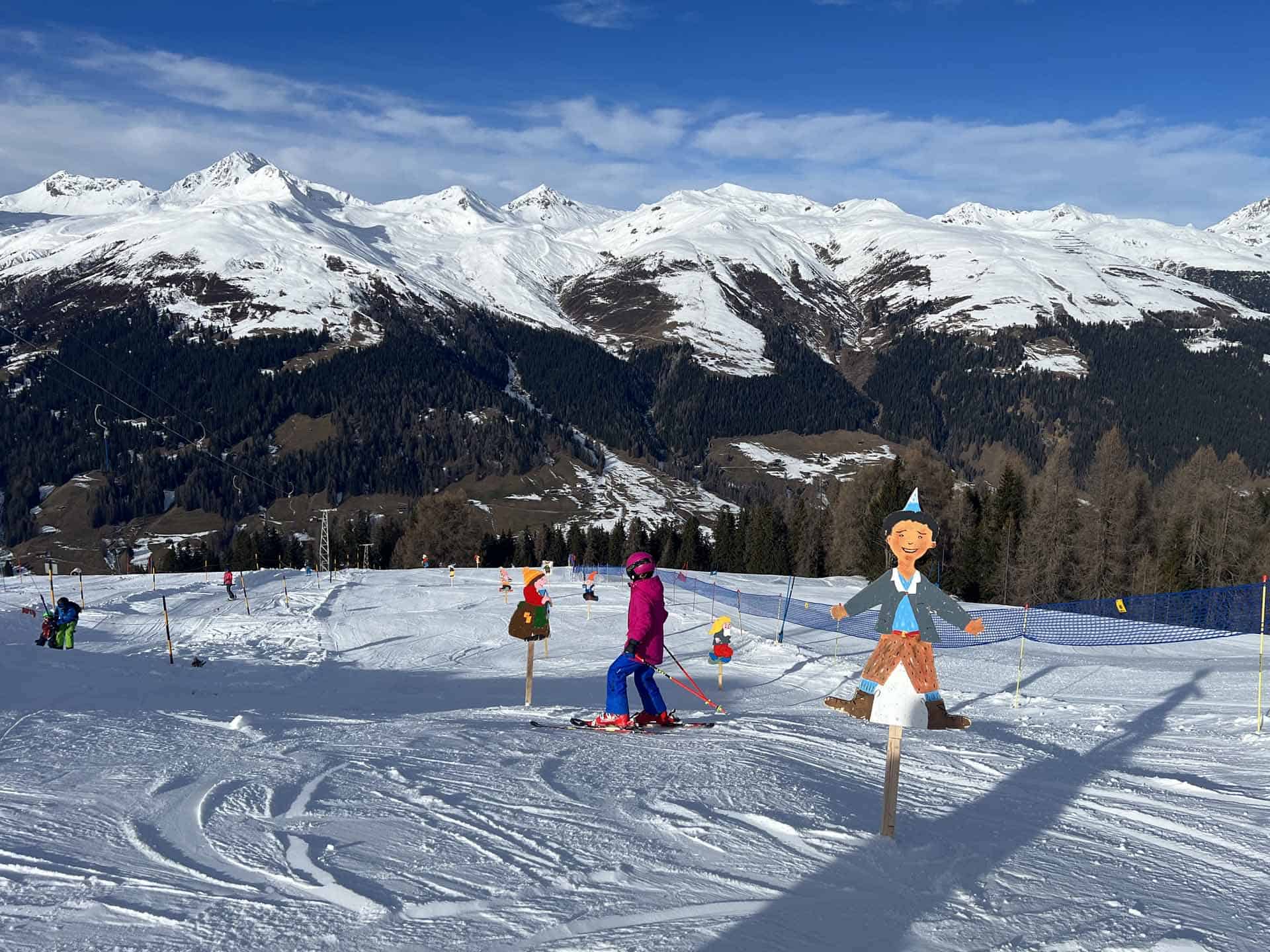 Davos Rinerhorn slalom kinderen