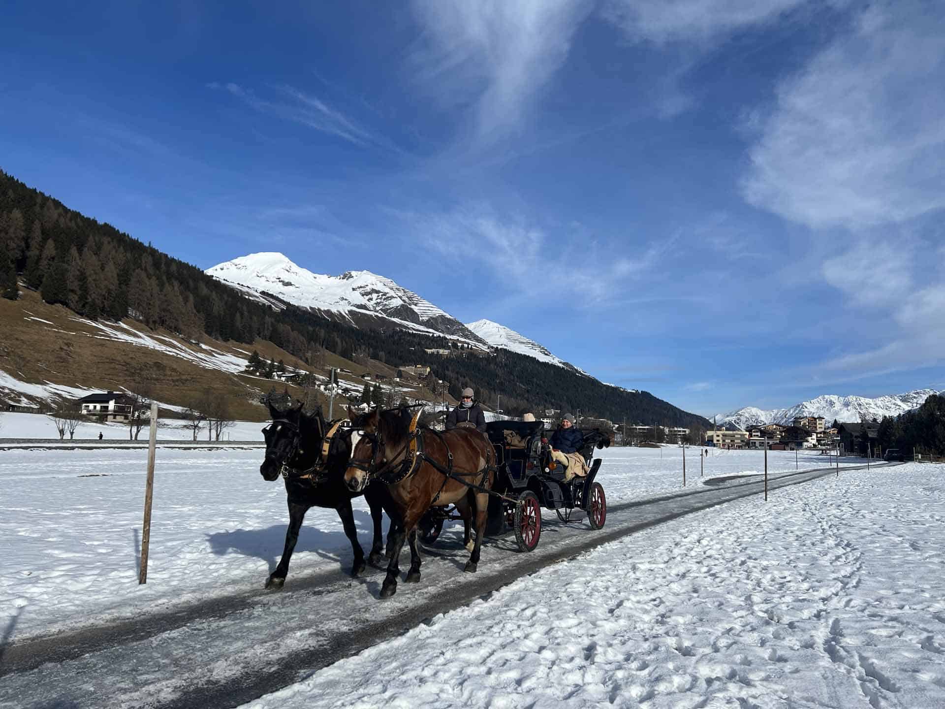 Davos paard en wagen