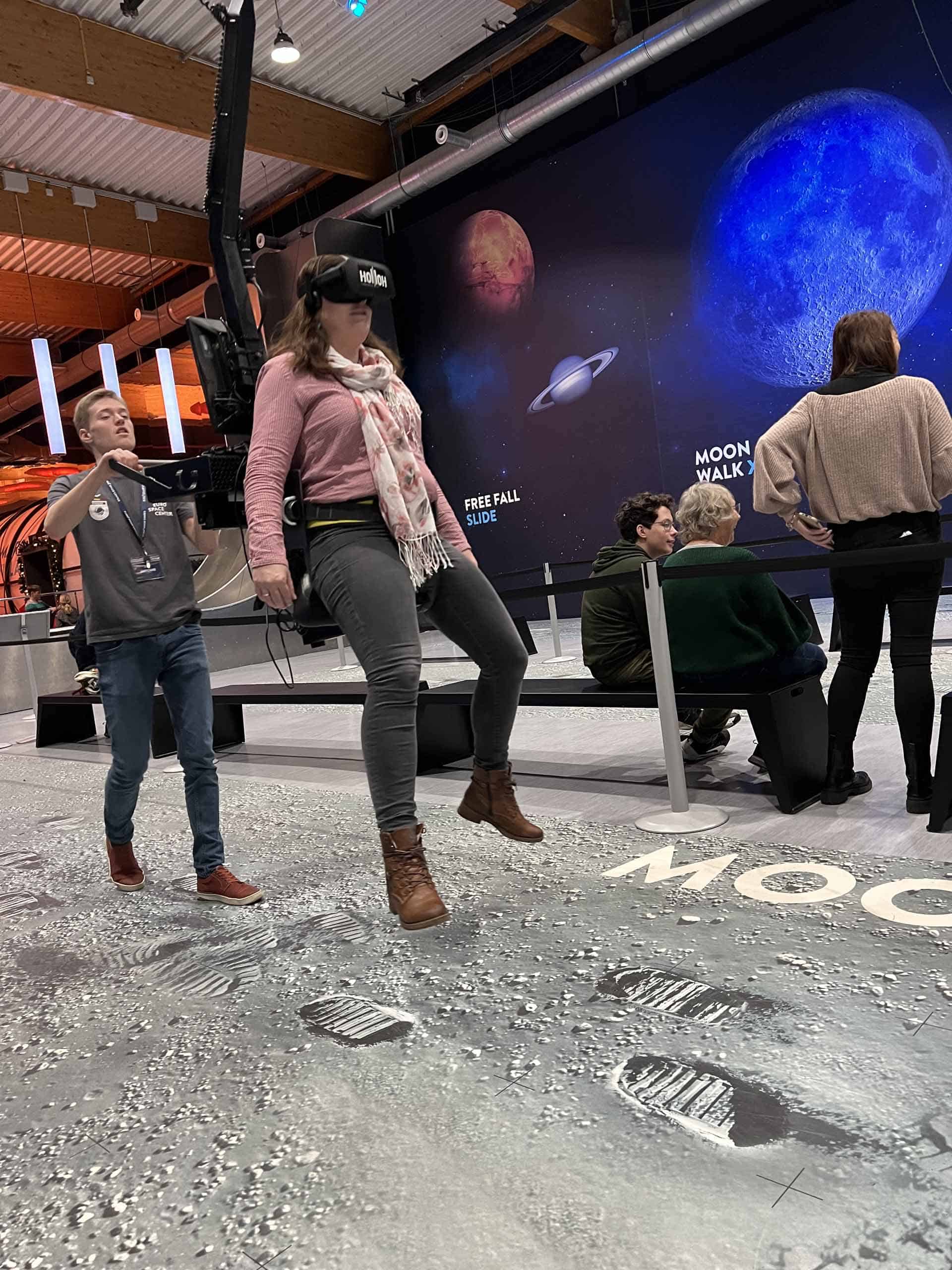 Euro space center moonwalk