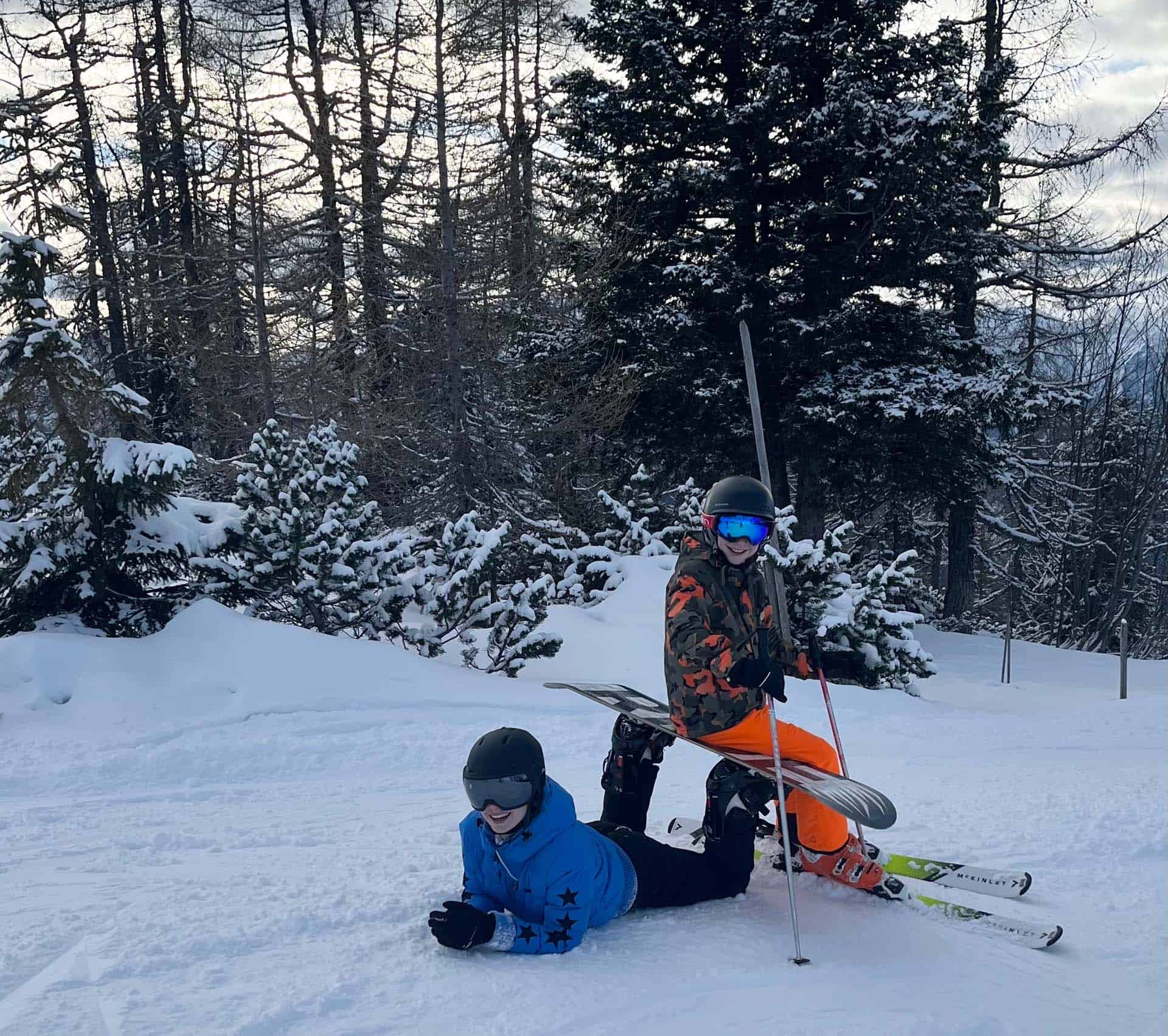 Hinterstoder skipiste kids