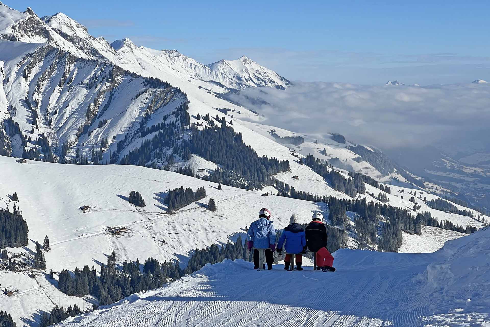 Adelboden tschentenalp slee gebied