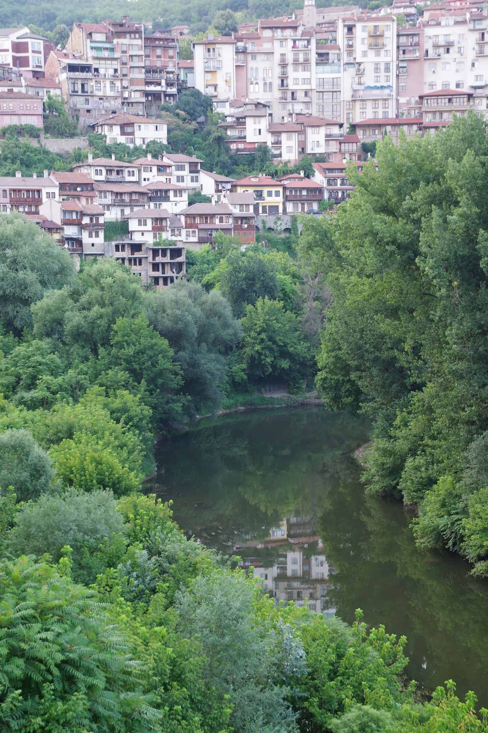 Veliko Tarnovo uitzicht rivier