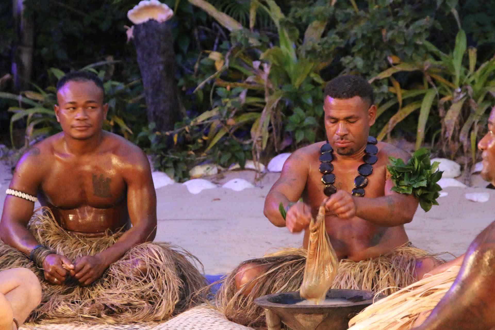 Fiji met kinderen