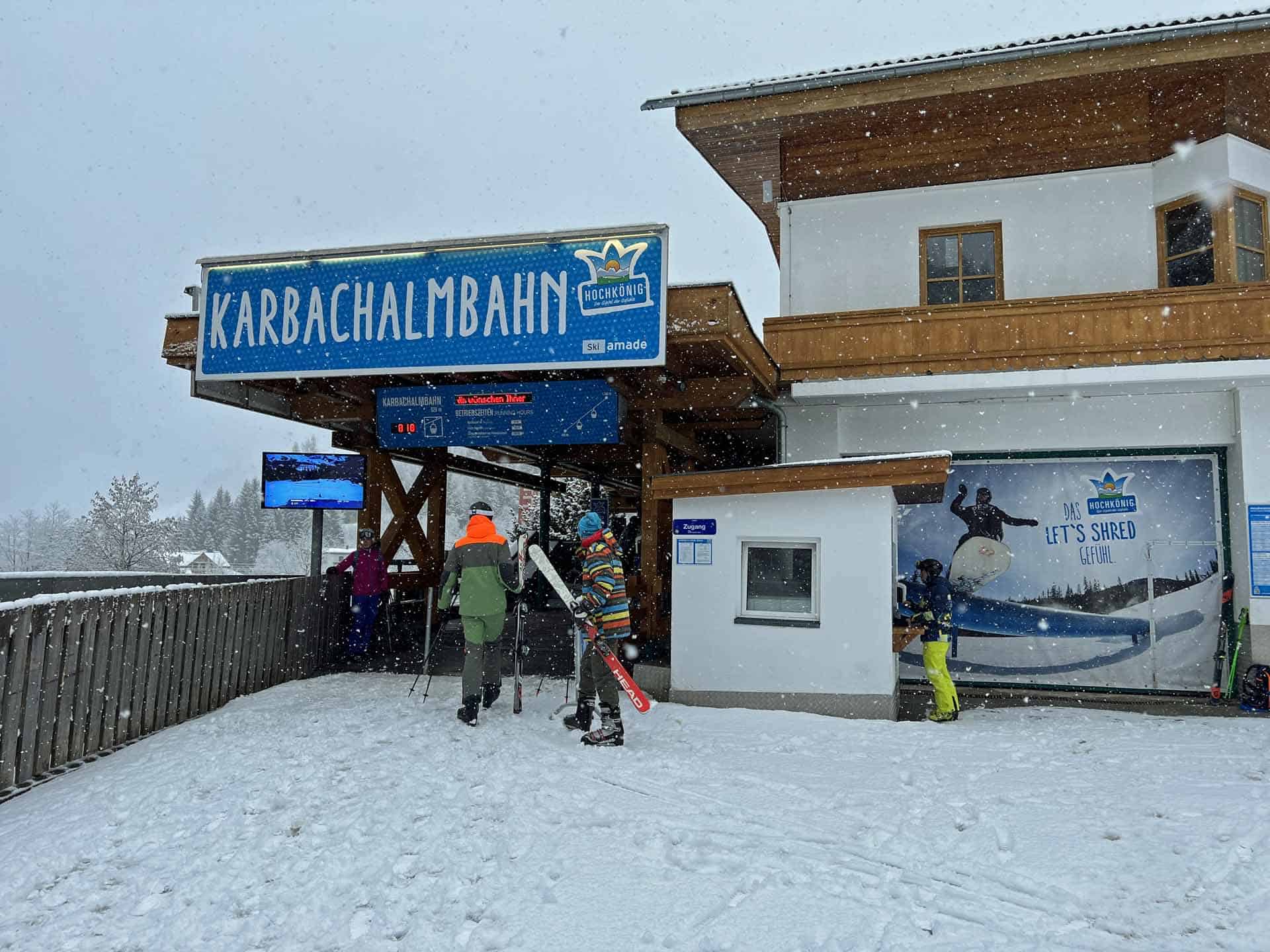 Hochkönig skigebied skilift