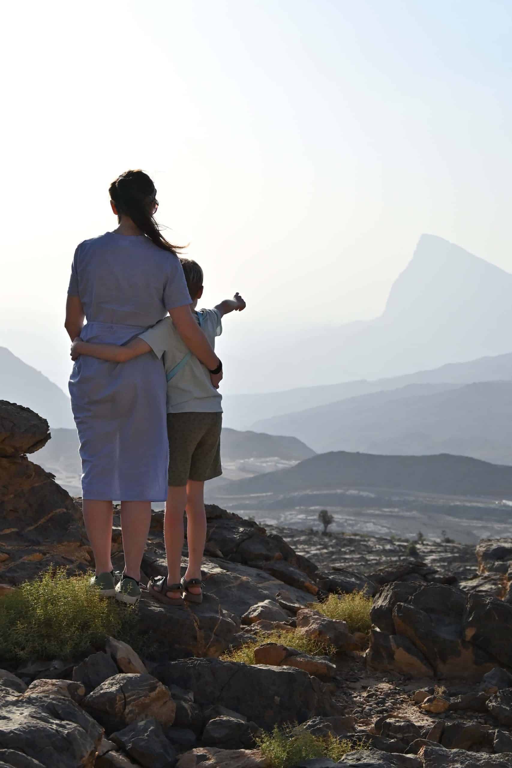 Jebel Shams Oman route uitzichtpunt