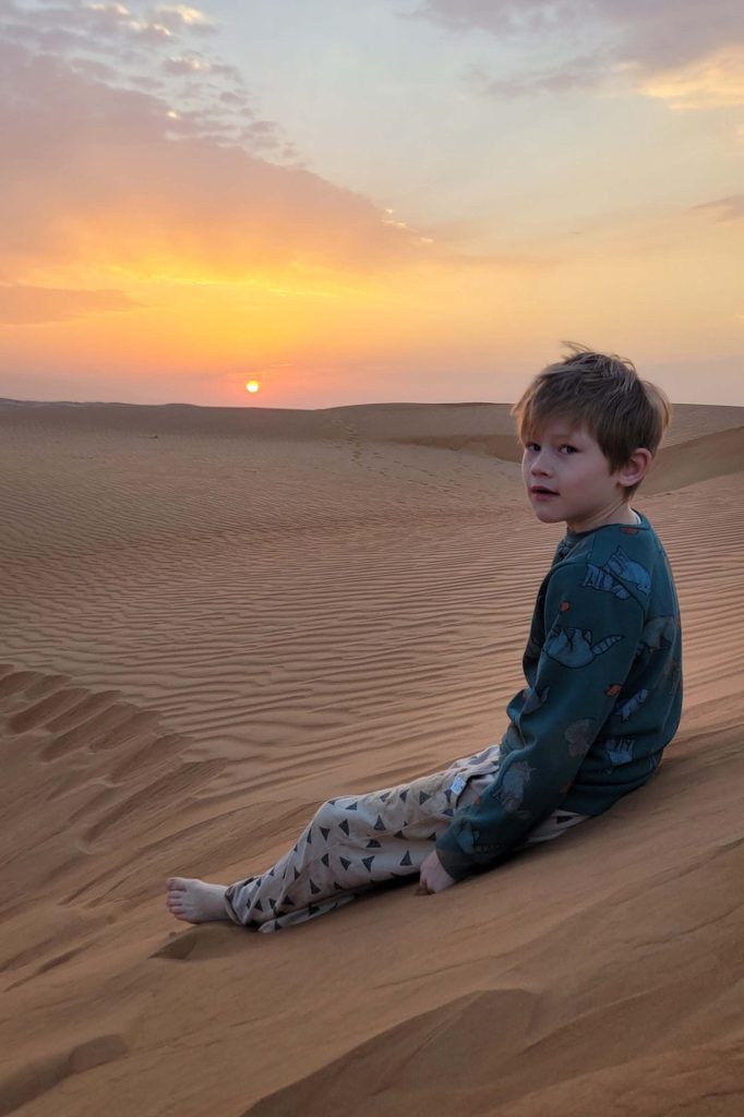 Wahibi sands zonsopkomst