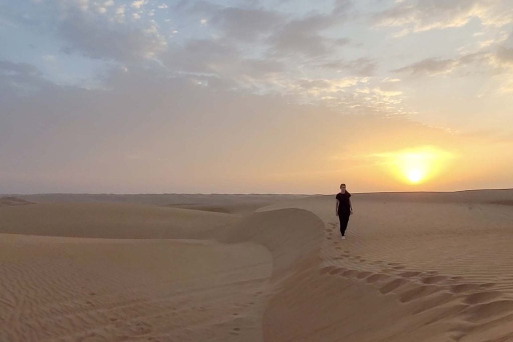 Wahibi sands zonsopkomst