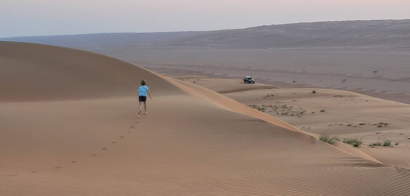 Wahibi Sands, overnachten in de woestijn van Oman