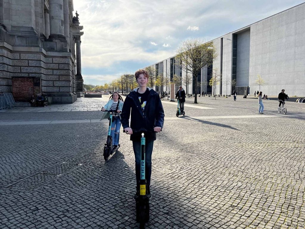 Berlijn op de step