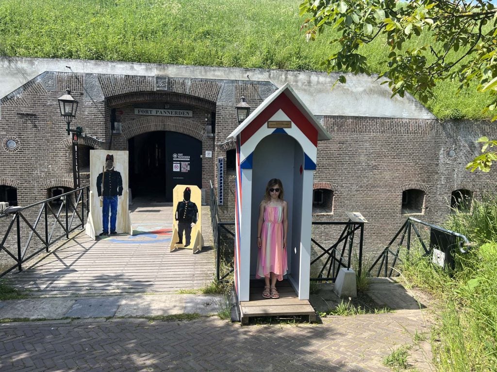 Fort Pannerden met kinderen