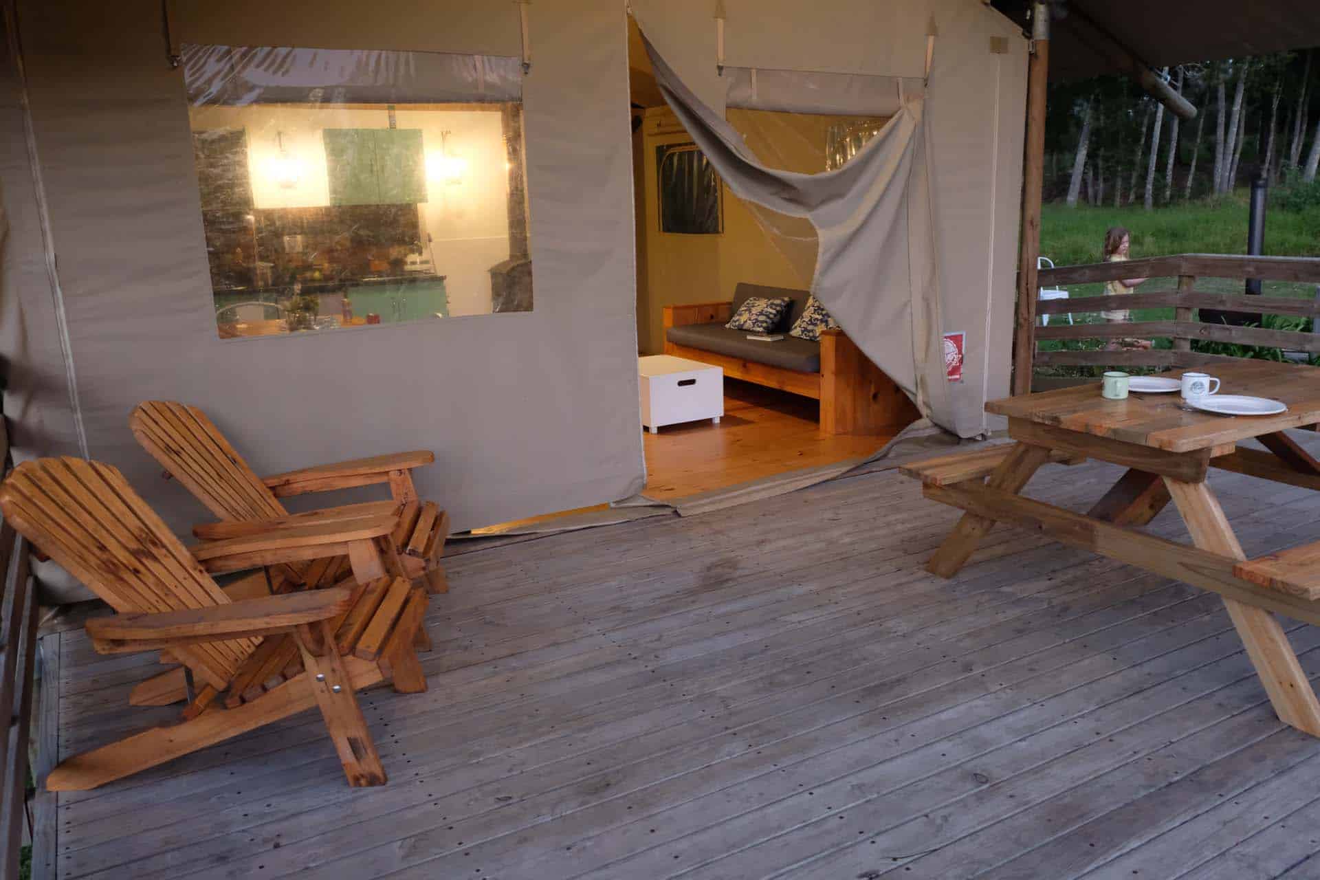 glamping zuid afrika eten