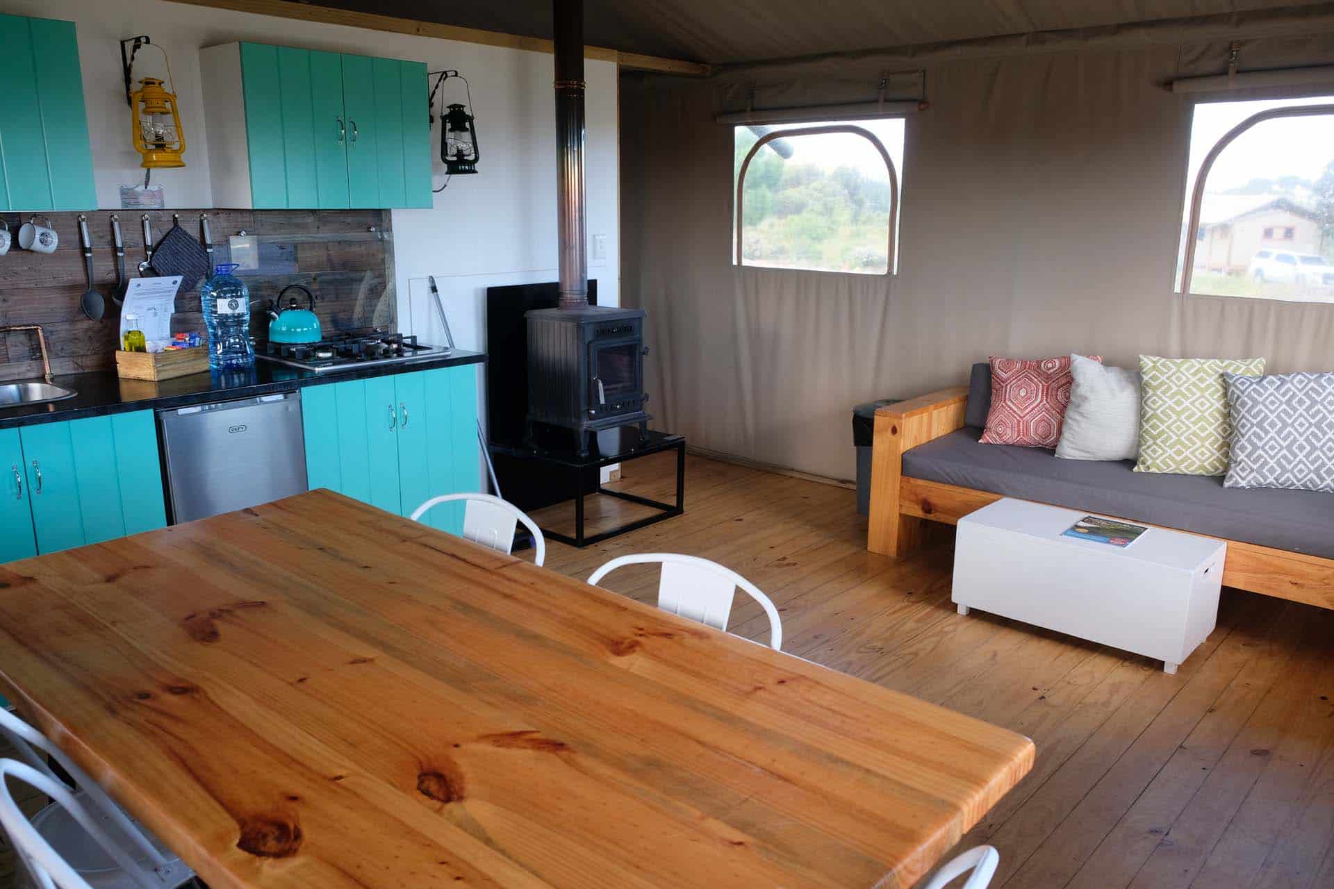 Glamping zuid afrika inrichting