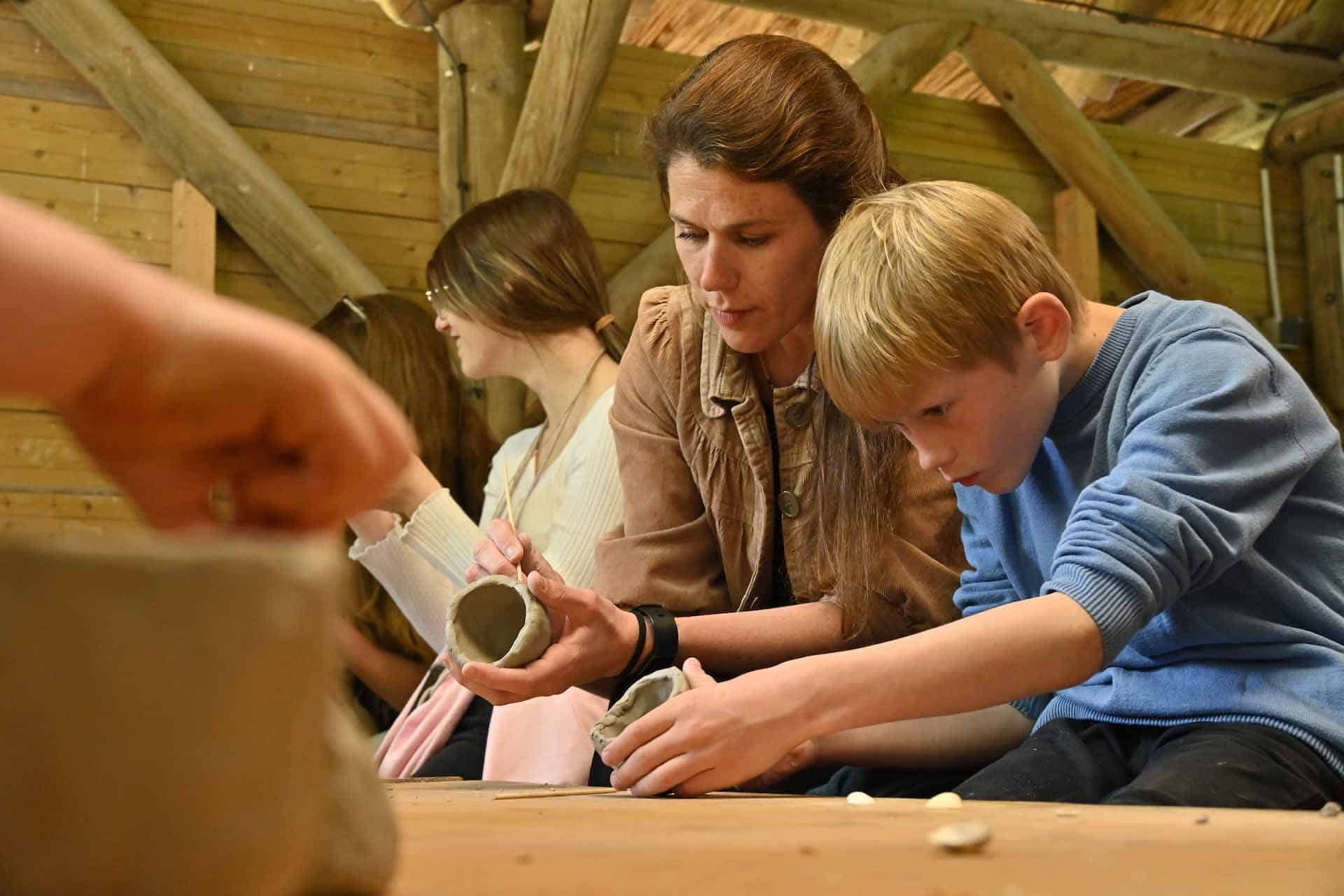 Somme met kinderen - Samara pottenbakken