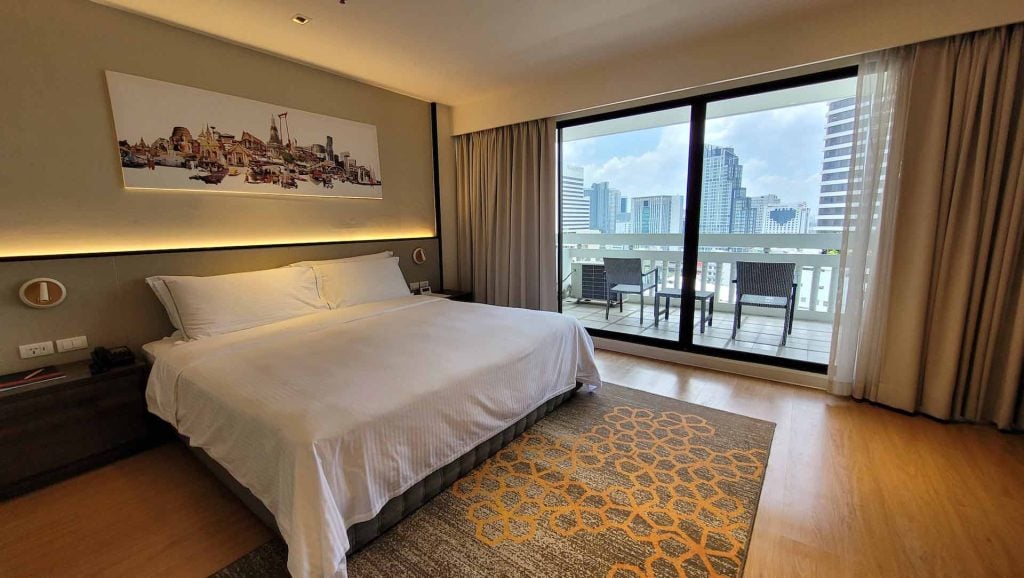 Hotel Parkroyal Bangkok - slaapkamer