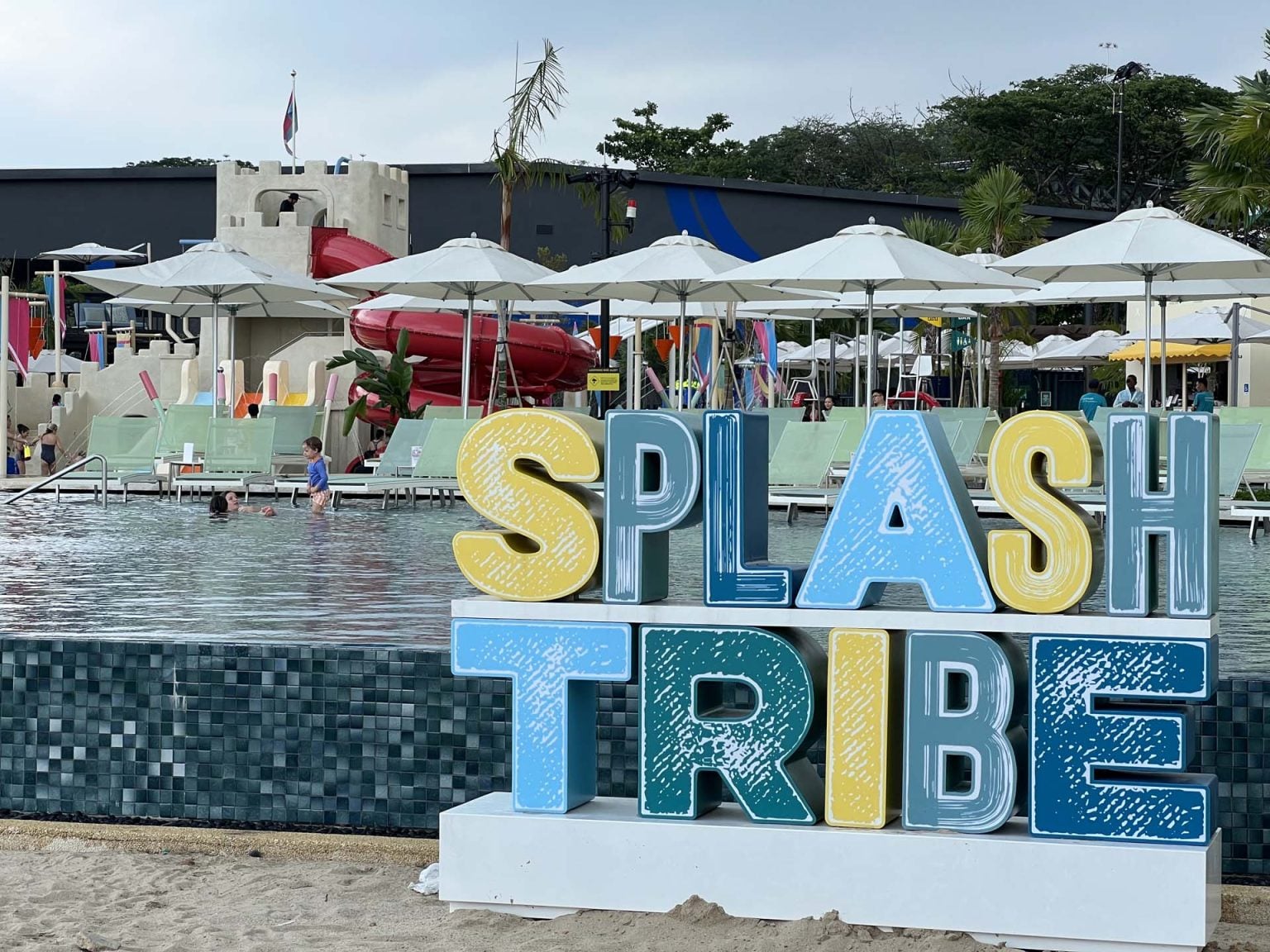 Sentosa Splash Sentosa Singapore, de vakantiebestemming van Singapore - Gezin op Reis