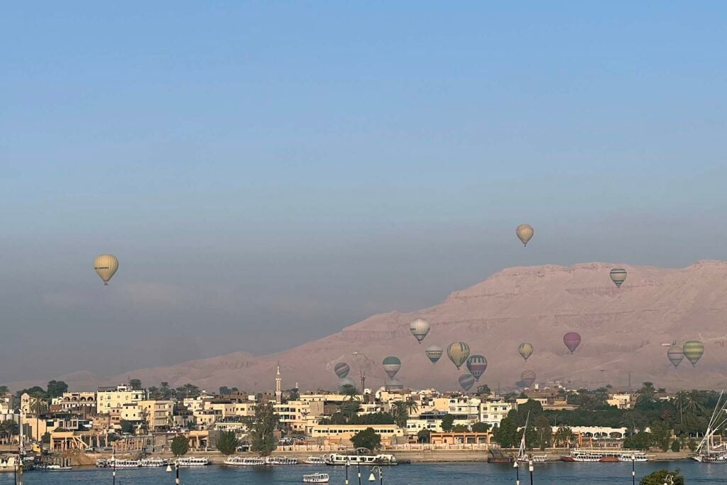 Ballonvaart boven Luxor