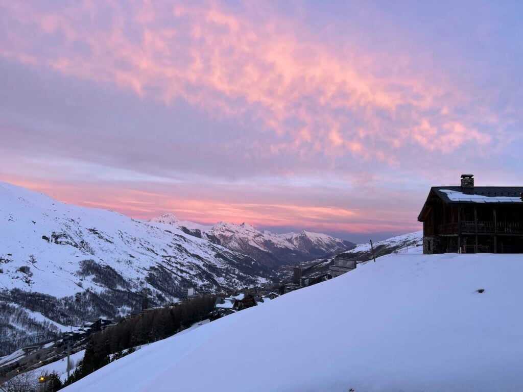 Les Menuires met kinderen wintersport