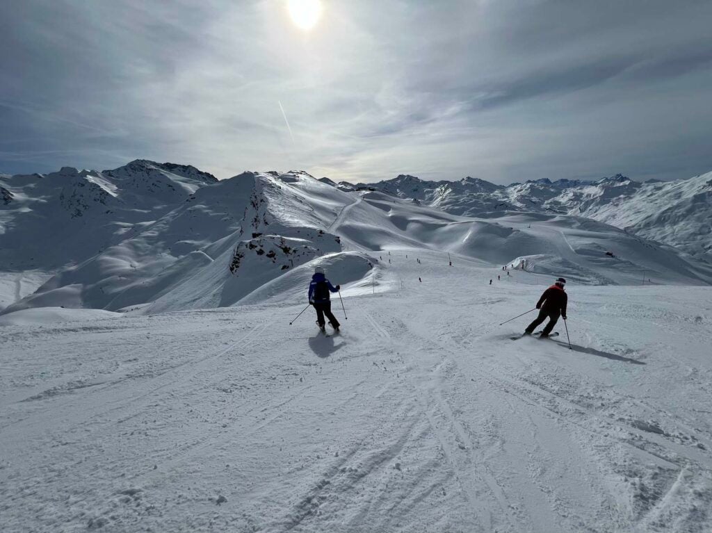 Les Menuires met kinderen wintersport