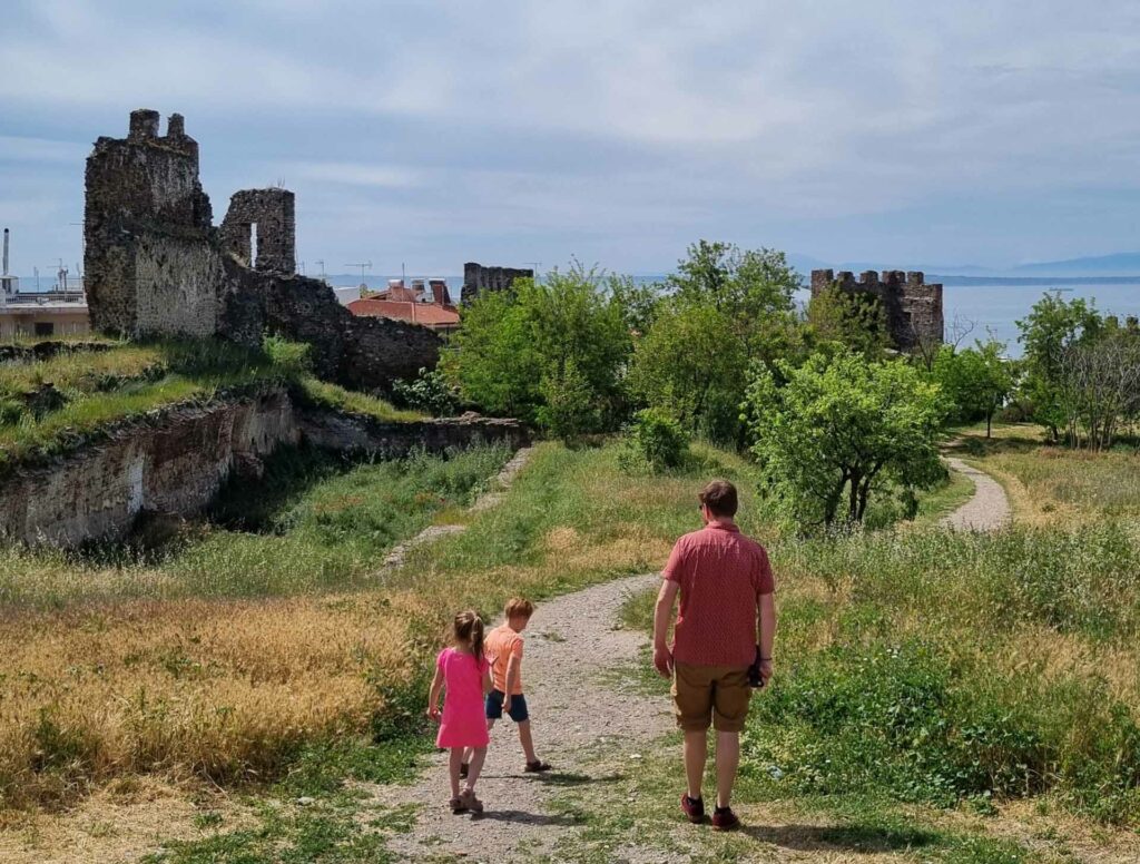 Thessaloniki wandelen kasteel