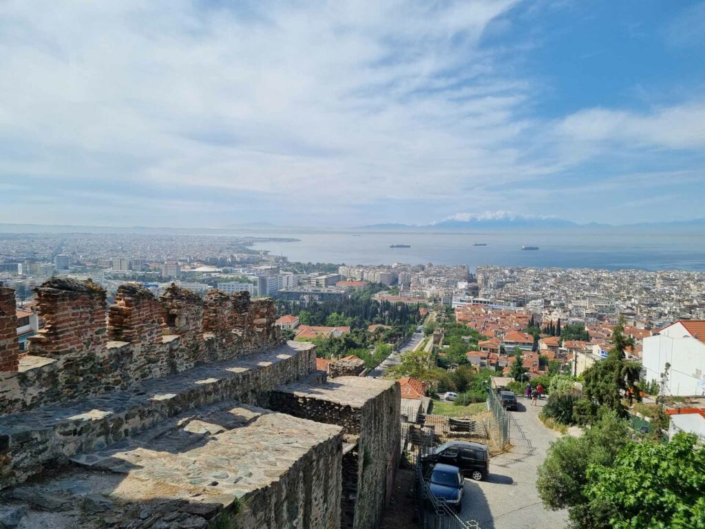 Thessaloniki wandelen kasteel