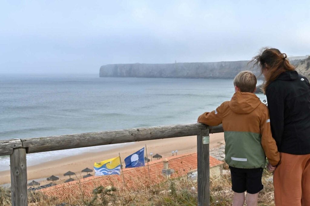 Sagres met kinderen