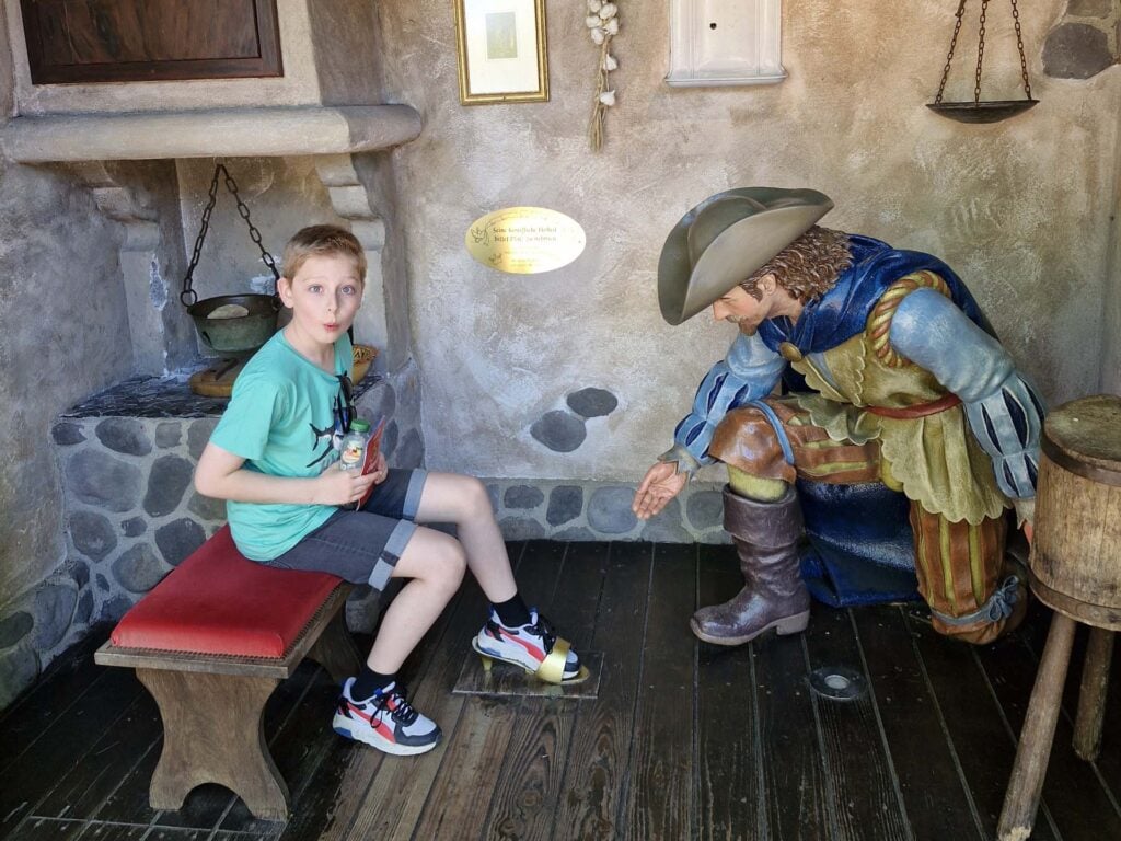 Europapark met tiener