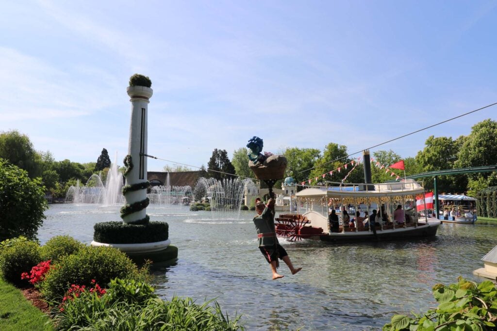 Europapark met tiener