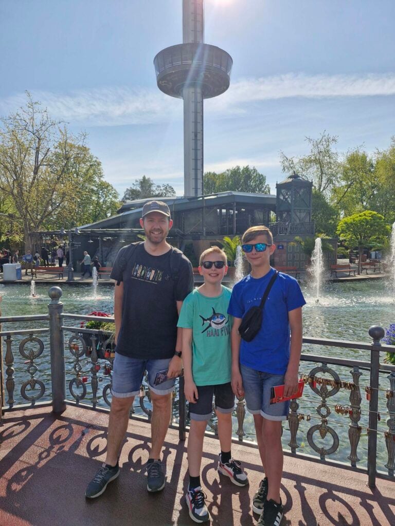 Europapark met tiener