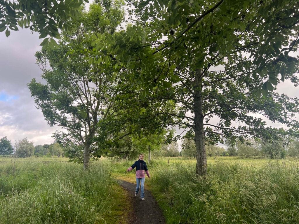 Leistreek wandelen oude kale
