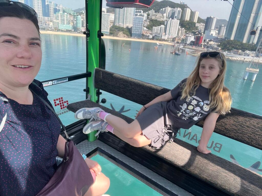 Songdo Cable Car en Songdo Skywalk